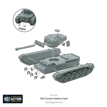 Achtung Panzer!: British Tanks - A34 Comet cruiser tank
