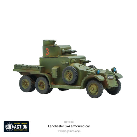 Bolt Action: Lanchester 6x4 armoured car