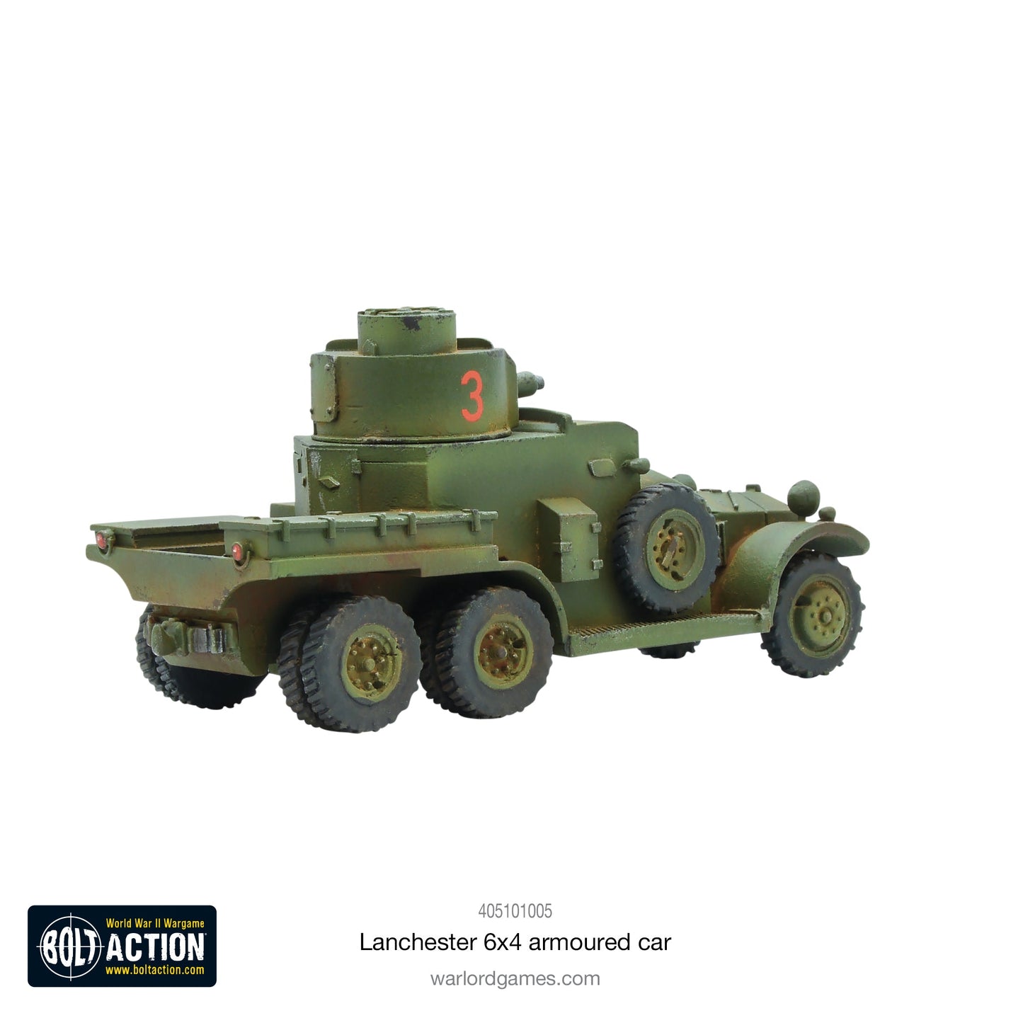 Bolt Action: Lanchester 6x4 armoured car