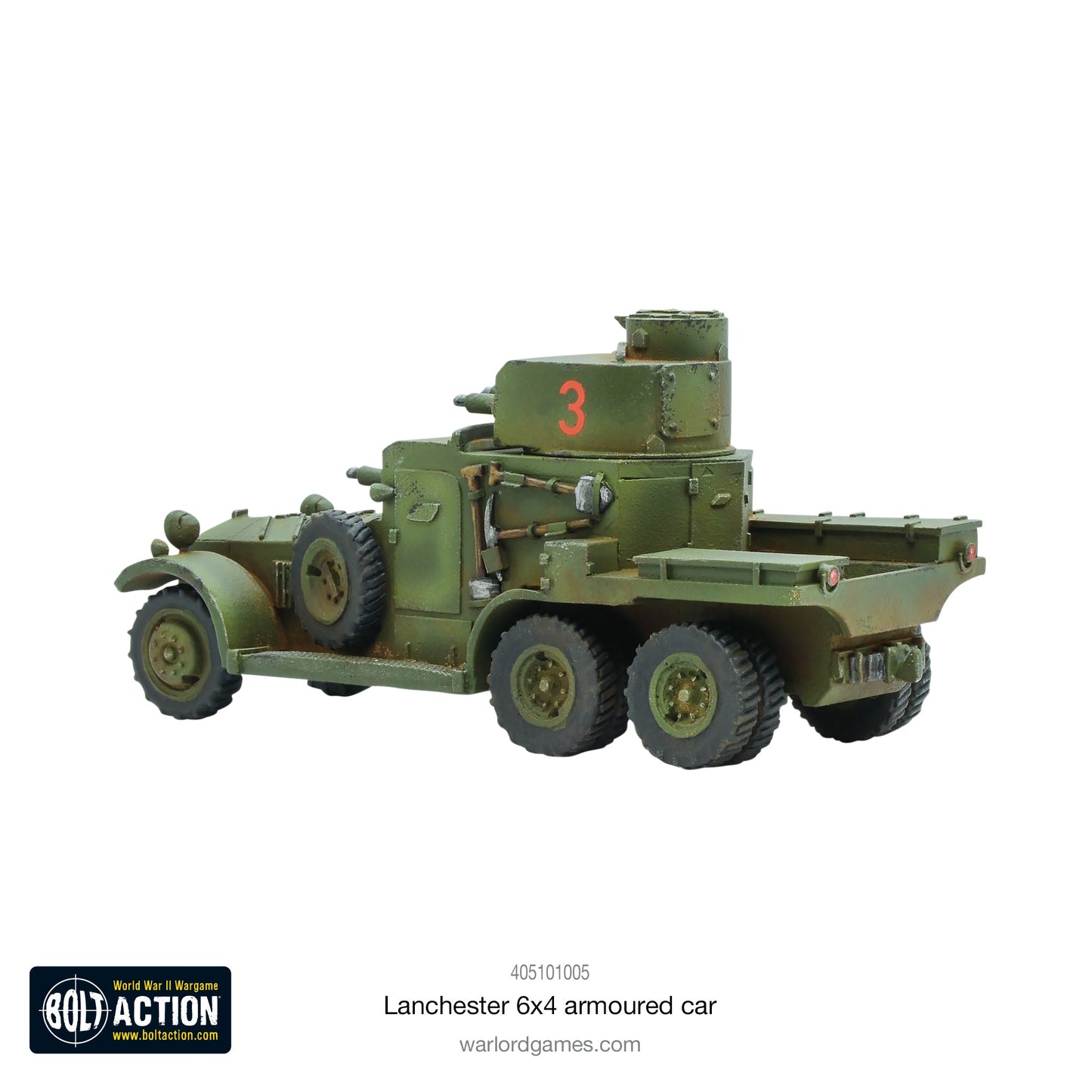 Bolt Action: Lanchester 6x4 armoured car
