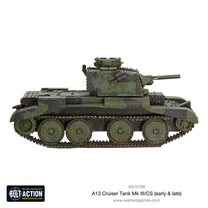 Bolt Action: A13 cruiser tank Mk III/CS (early & late)