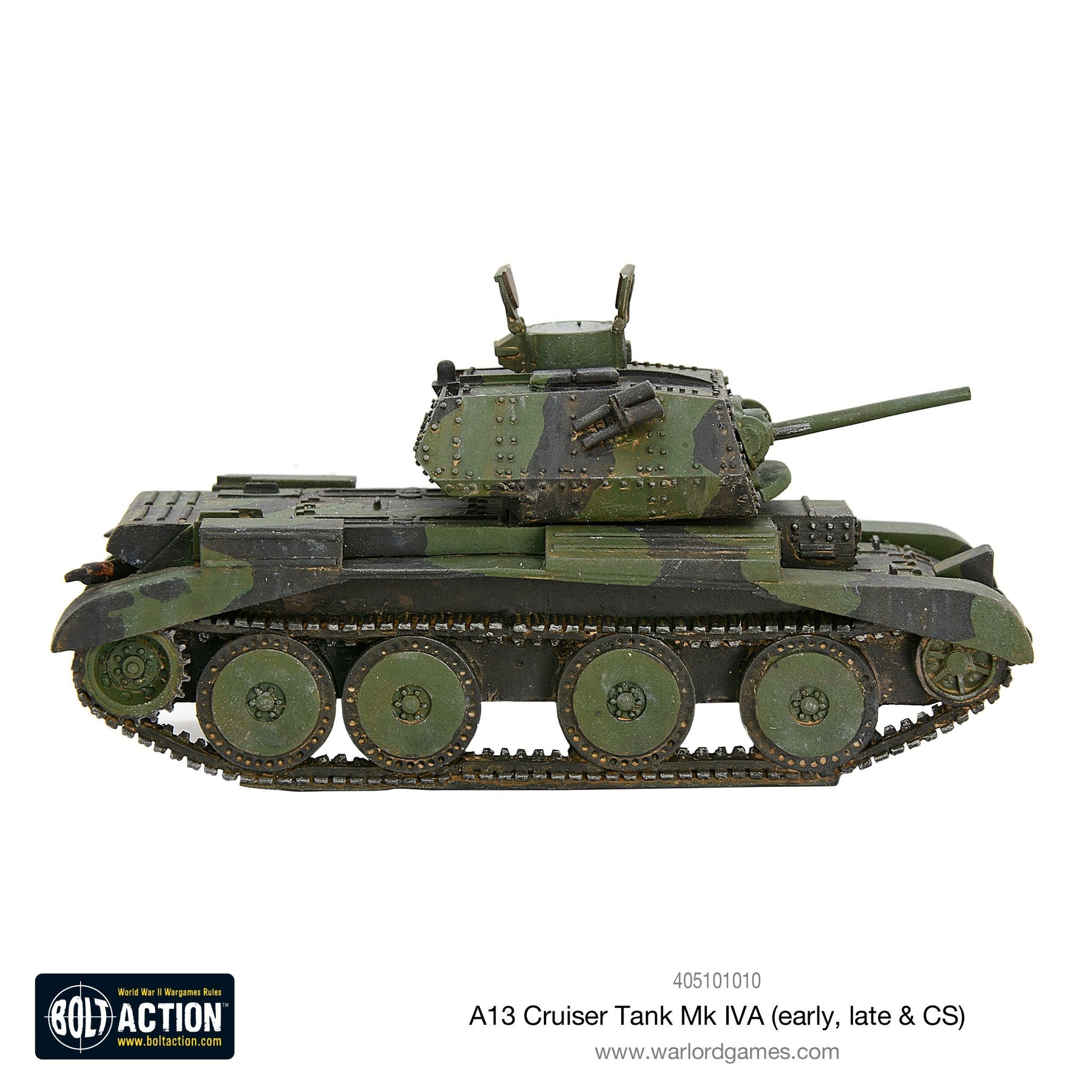 Bolt Action: A13 cruiser tank Mk IVA (early, late & CS)