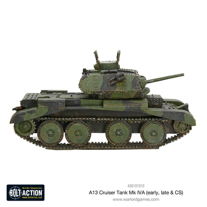 Bolt Action: A13 cruiser tank Mk IVA (early, late & CS)