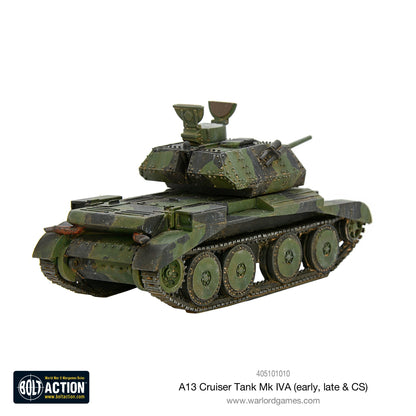 Bolt Action: A13 cruiser tank Mk IVA (early, late & CS)