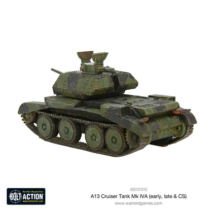 Bolt Action: A13 cruiser tank Mk IVA (early, late & CS)