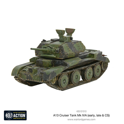 Bolt Action: A13 cruiser tank Mk IVA (early, late & CS)