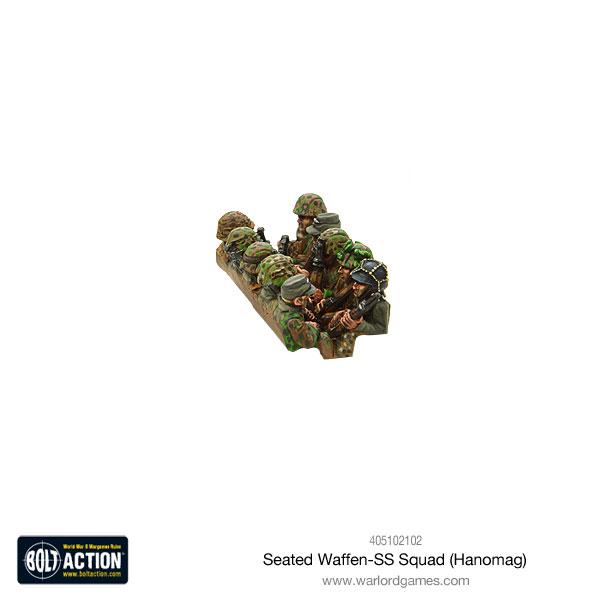 Bolt Action: German - Seated Waffen-SS Squad (Hanomag)