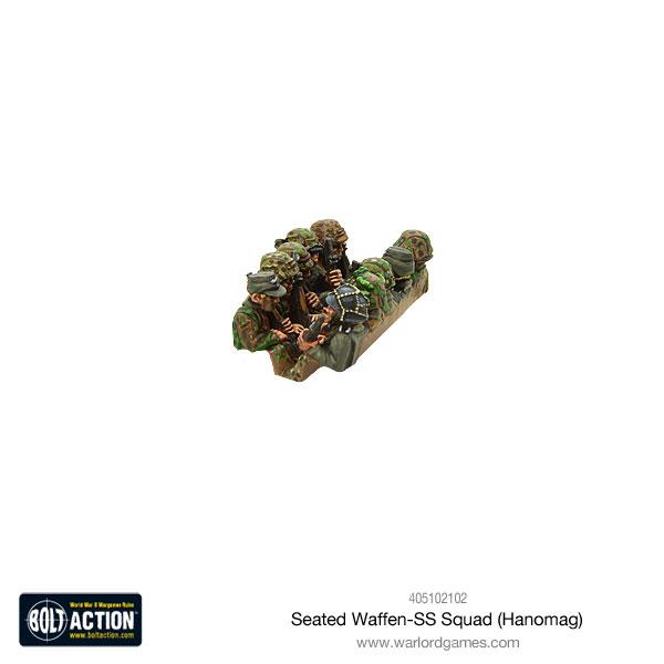 Bolt Action: German - Seated Waffen-SS Squad (Hanomag)