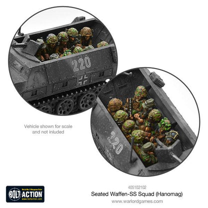 Bolt Action: German - Seated Waffen-SS Squad (Hanomag)