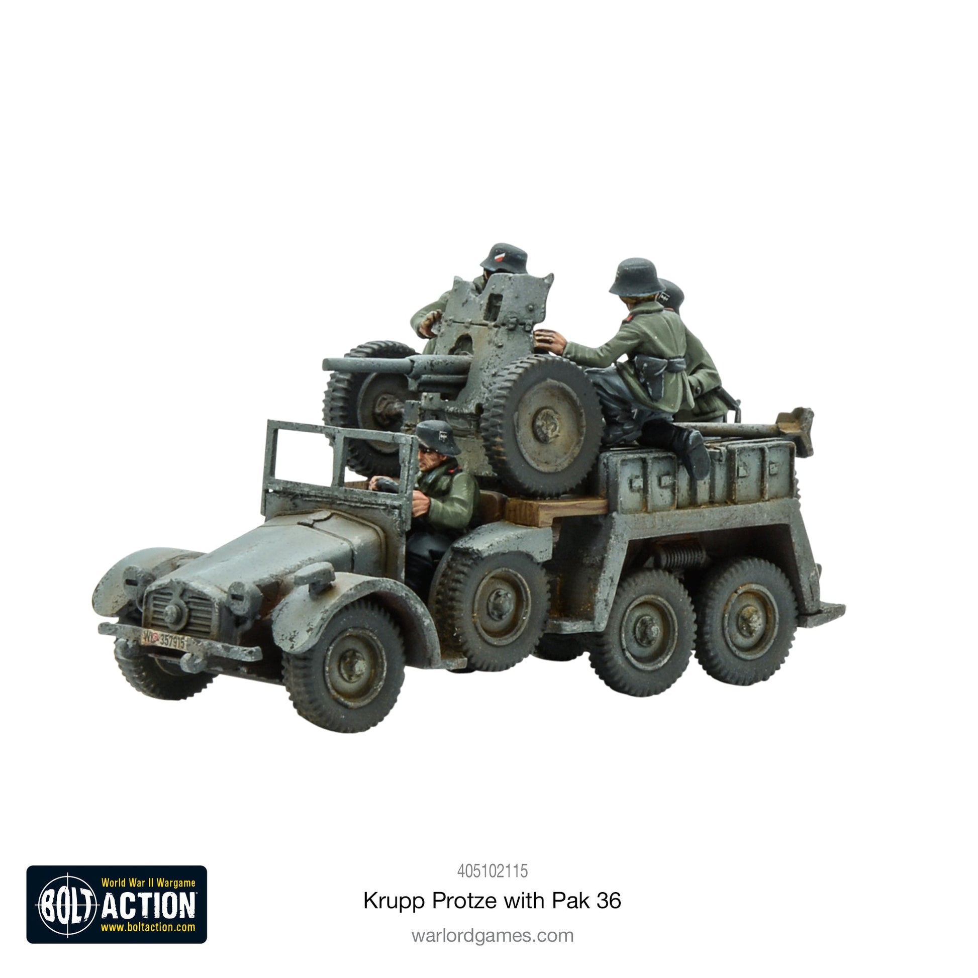 Bolt Action: German - Krupp Protze with Pak 36