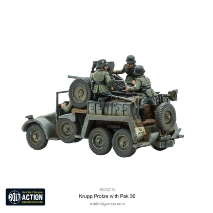 Bolt Action: German - Krupp Protze with Pak 36