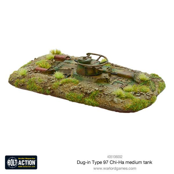 Bolt Action: Japan - Dug-in Type 97 Chi-Ha medium tank