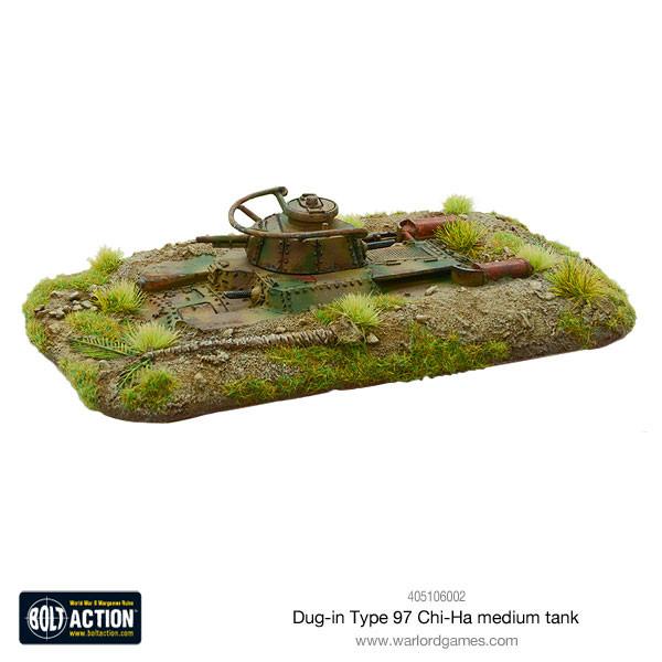 Bolt Action: Japan - Dug-in Type 97 Chi-Ha medium tank