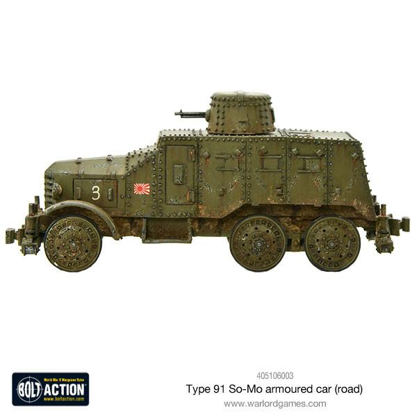 Bolt Action: Japan - Type 91 So-Mo armoured car (road)