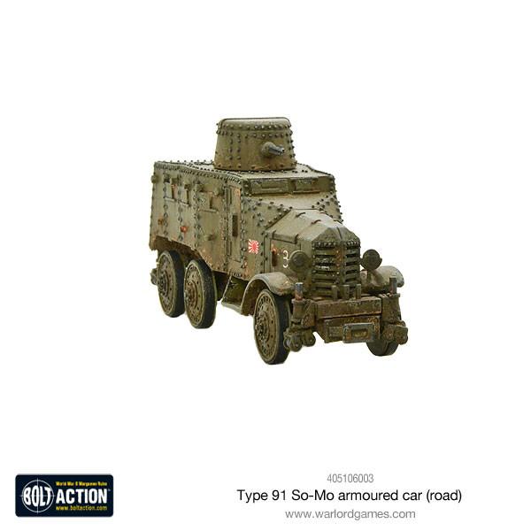 Bolt Action: Japan - Type 91 So-Mo armoured car (road)