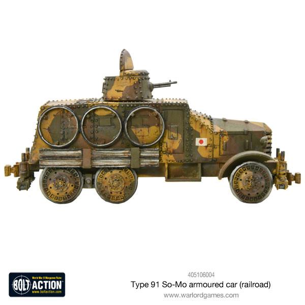 Bolt Action: Japan - Type 91 So-Mo armoured car (railroad)