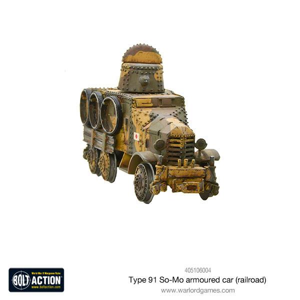 Bolt Action: Japan - Type 91 So-Mo armoured car (railroad)