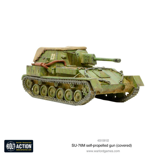 Achtung Panzer!: Soviet Tanks - SU-76M self-propelled gun (covered)