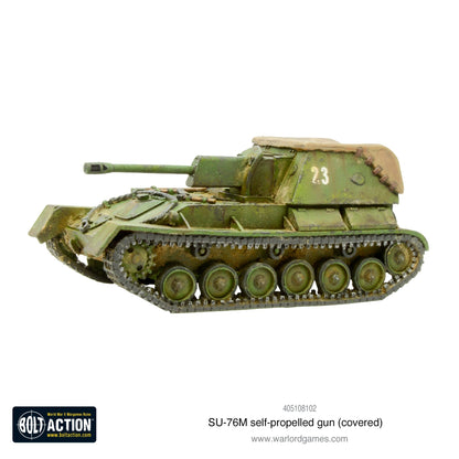 Achtung Panzer!: Soviet Tanks - SU-76M self-propelled gun (covered)
