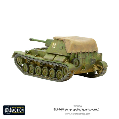 Achtung Panzer!: Soviet Tanks - SU-76M self-propelled gun (covered)