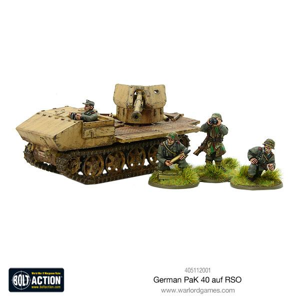 Bolt Action: German - German Pak 40 auf RSO