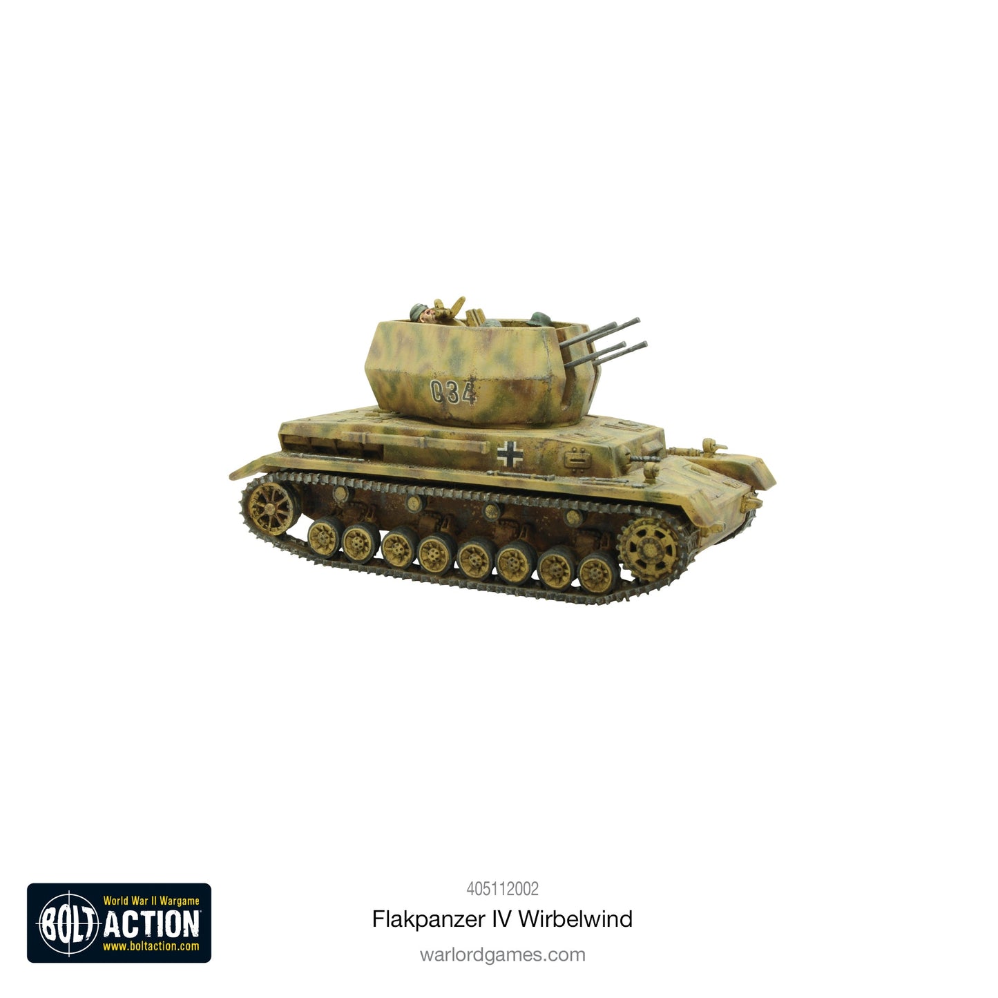 Bolt Action: German - Flakpanzer IV Wirbelwind (resin)