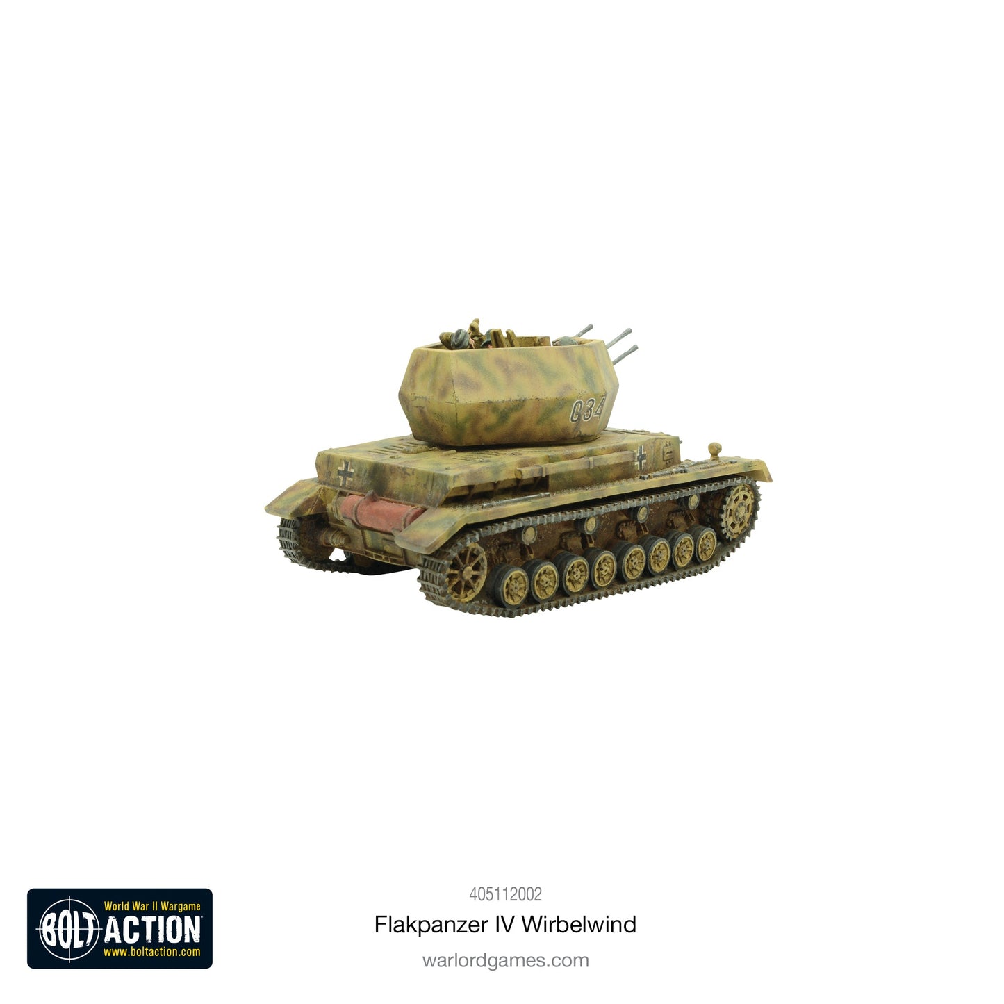 Bolt Action: German - Flakpanzer IV Wirbelwind (resin)
