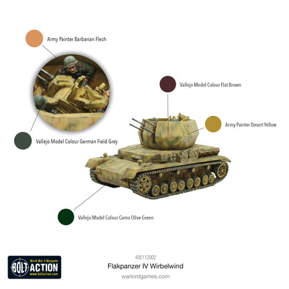 Bolt Action: German - Flakpanzer IV Wirbelwind (resin)