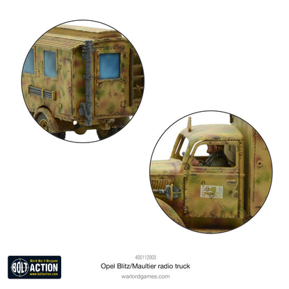 Bolt Action: German - Opel Blitz/Maultier Radio Truck