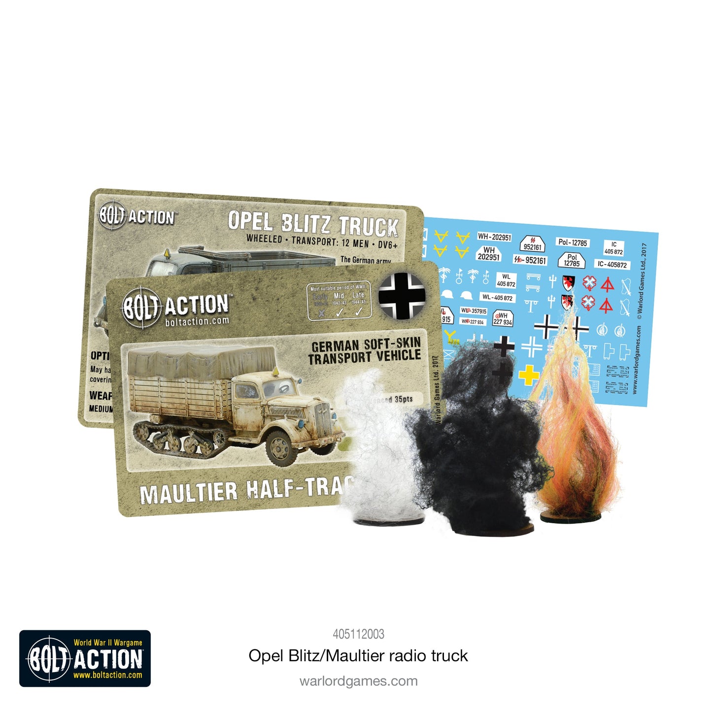 Bolt Action: German - Opel Blitz/Maultier Radio Truck