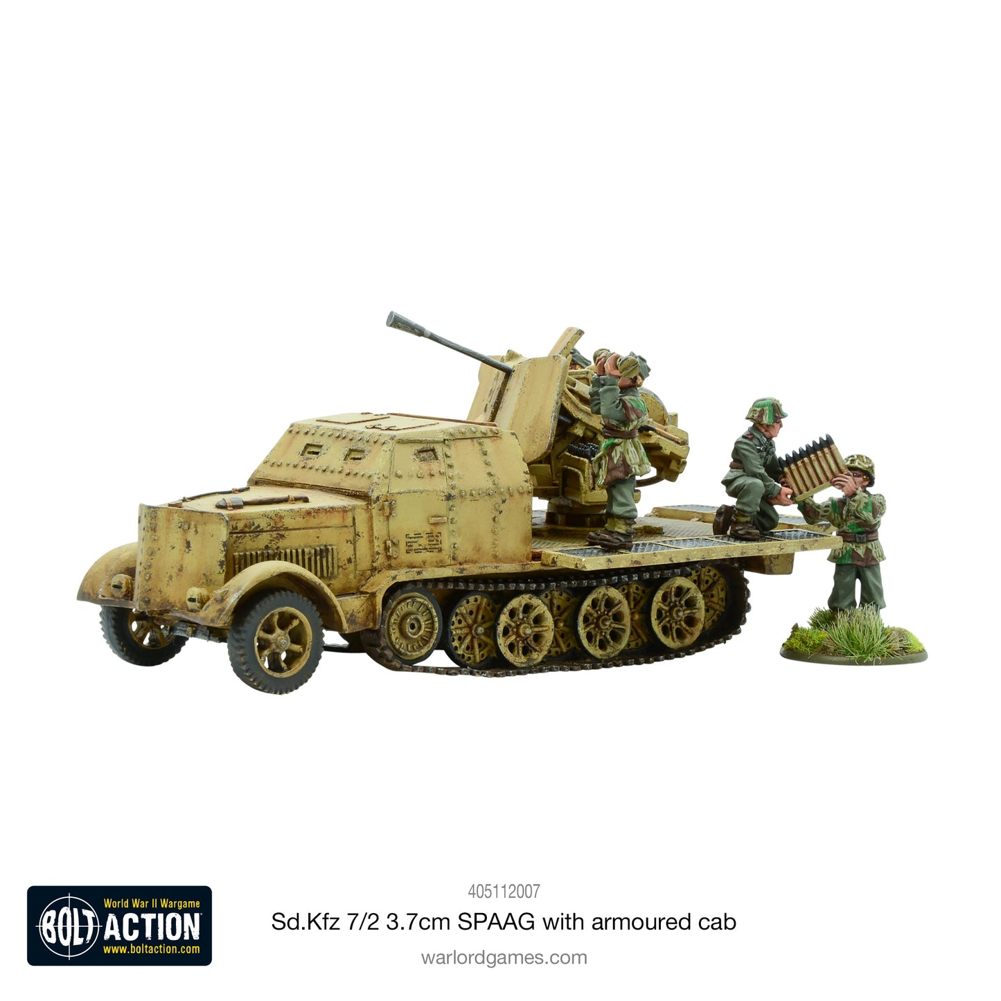 Bolt Action: German - Sd.Kfz 7/2 3.7cm SPAAG with armoured cab