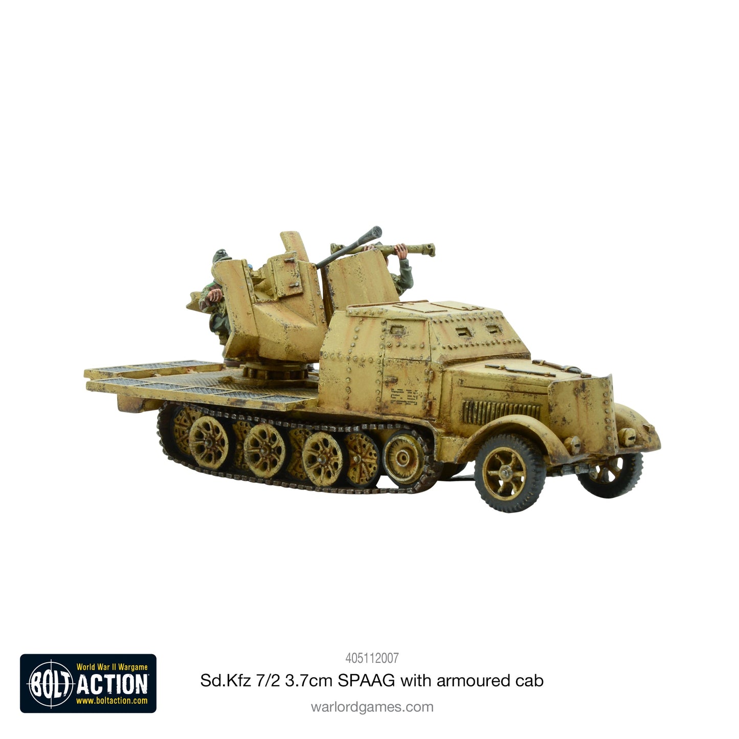 Bolt Action: German - Sd.Kfz 7/2 3.7cm SPAAG with armoured cab