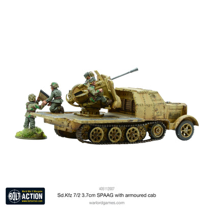 Bolt Action: German - Sd.Kfz 7/2 3.7cm SPAAG with armoured cab