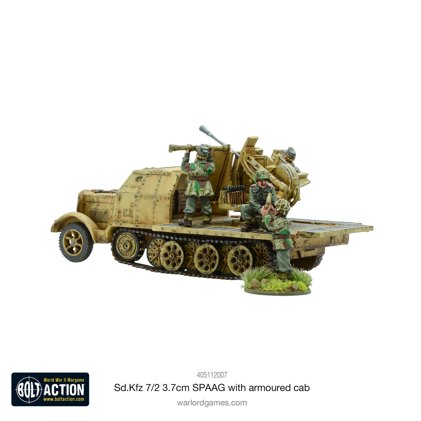 Bolt Action: German - Sd.Kfz 7/2 3.7cm SPAAG with armoured cab