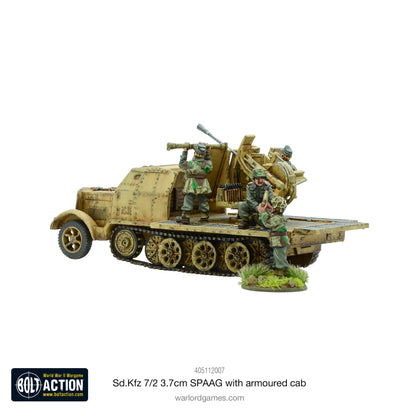 Bolt Action: German - Sd.Kfz 7/2 3.7cm SPAAG with armoured cab