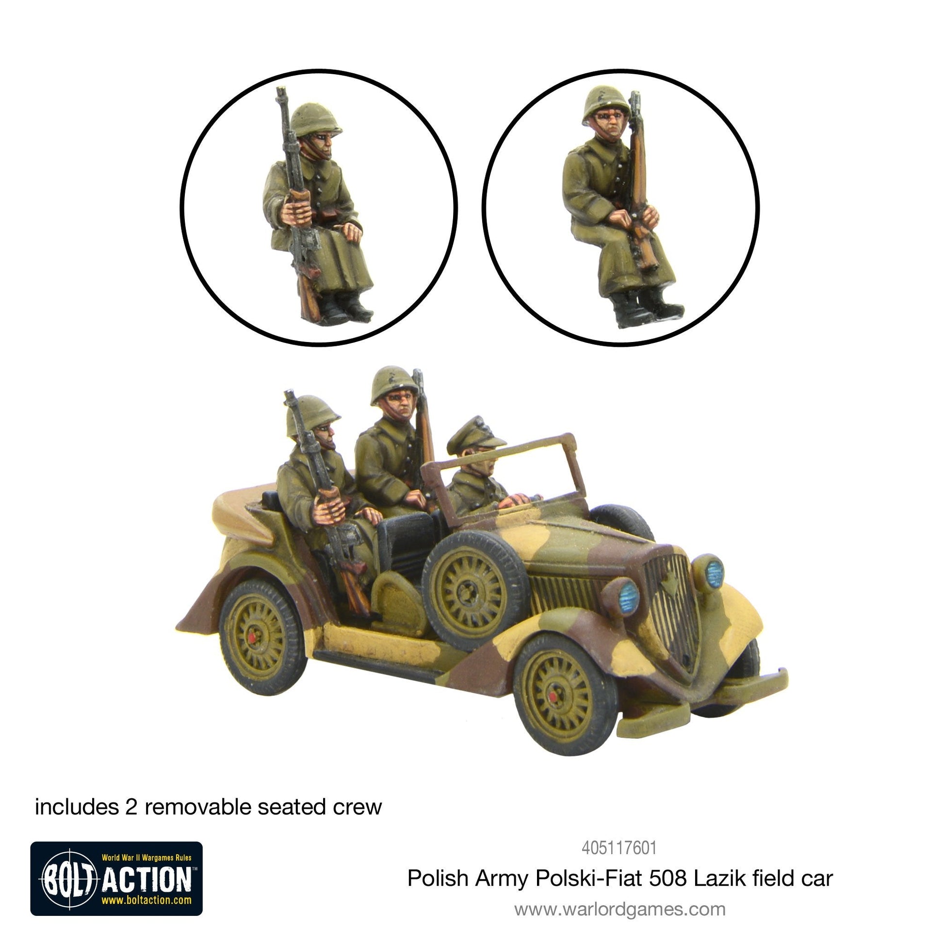 Bolt Action: Polish Army Polski Fiat 508 Lazik field car