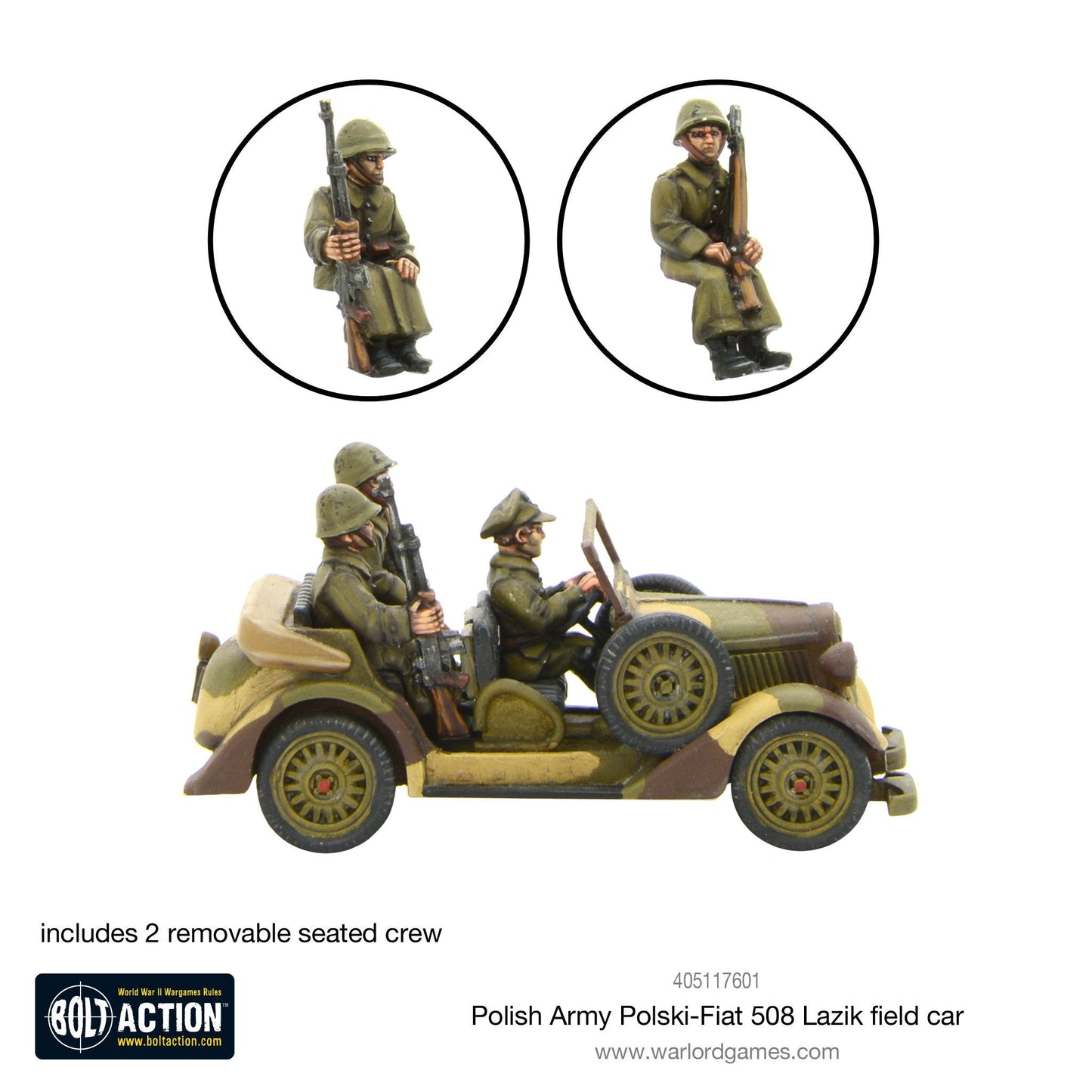 Bolt Action: Polish Army Polski Fiat 508 Lazik field car