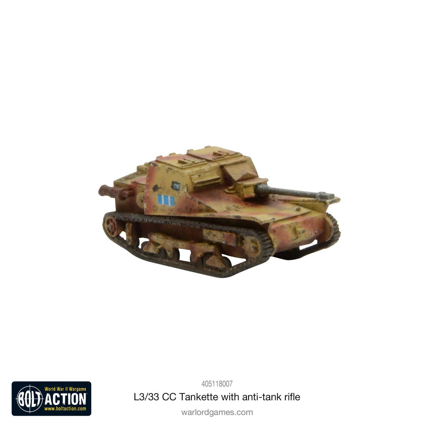 Bolt Action: L3/33 CC Tankette with anti-tank rifle