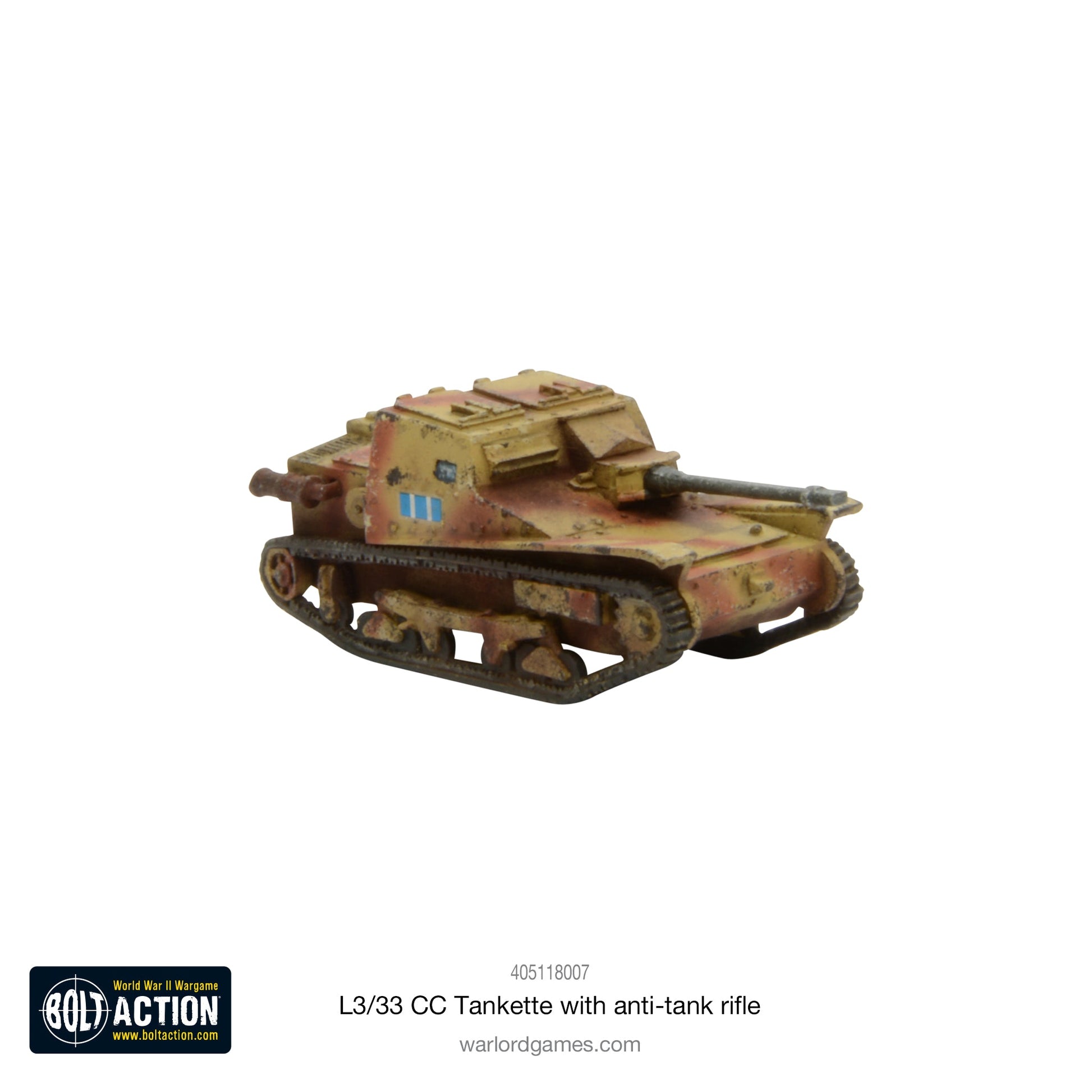 Bolt Action: L3/33 CC Tankette with anti-tank rifle