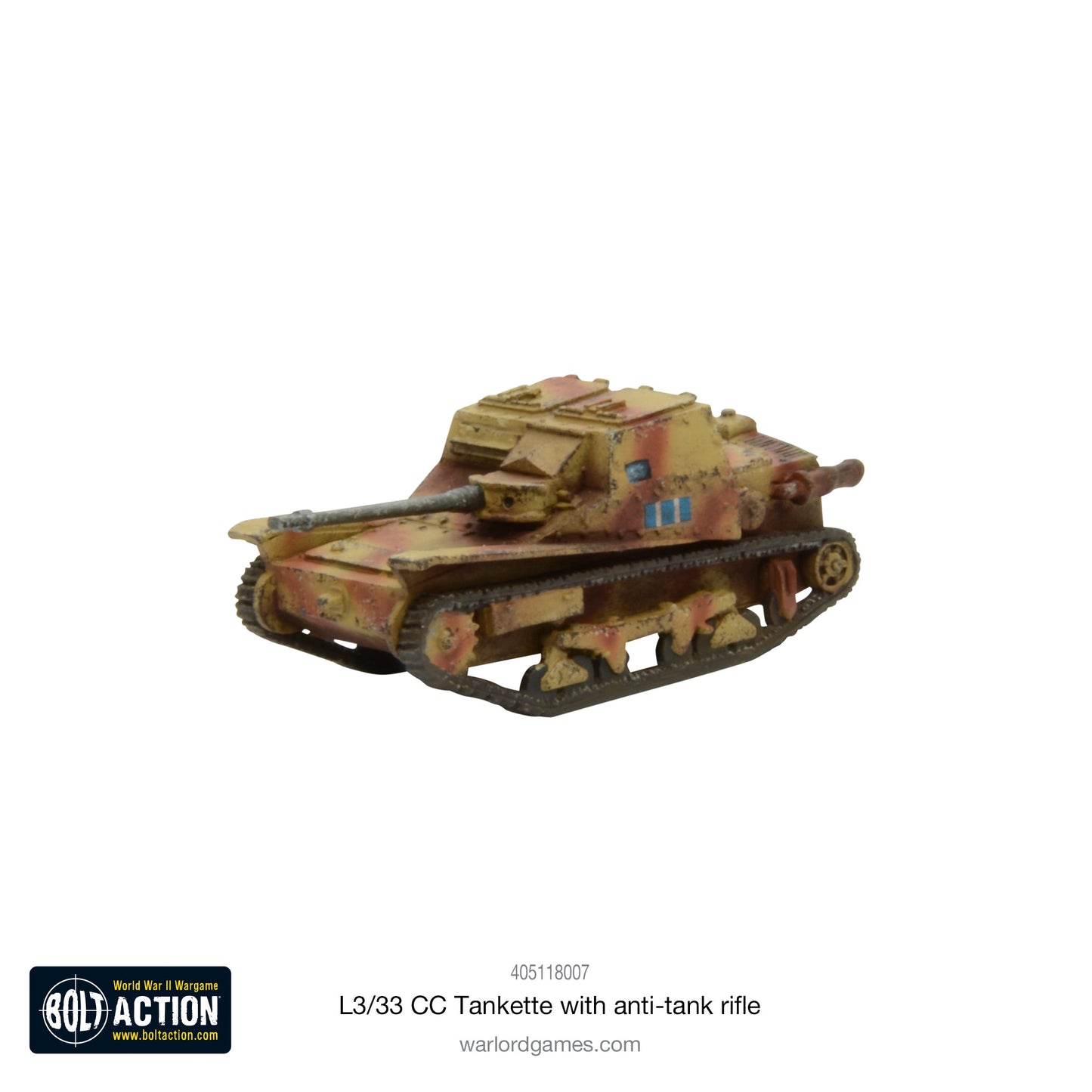 Bolt Action: L3/33 CC Tankette with anti-tank rifle