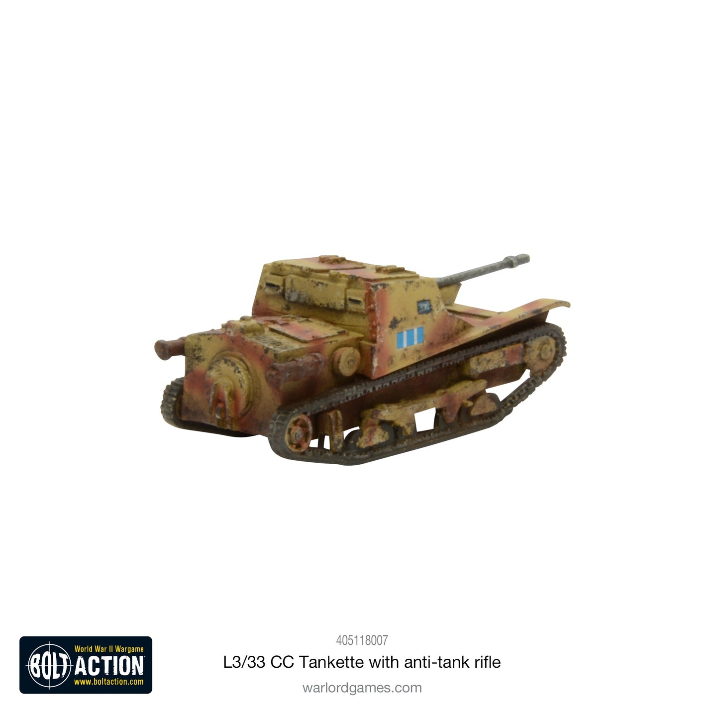Bolt Action: L3/33 CC Tankette with anti-tank rifle