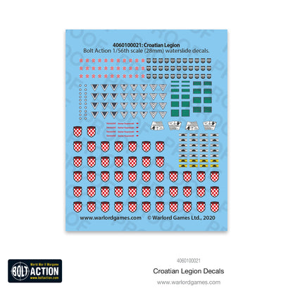 Bolt Action: German - Croatian Legion decals