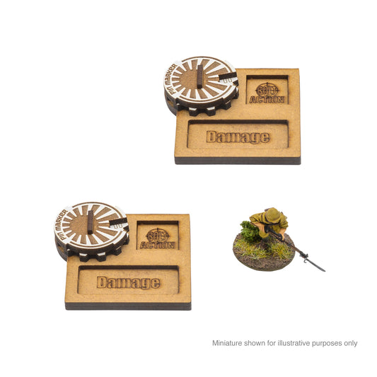 Bolt Action: Japan - MDF Vehicle Pin Markers - Japan