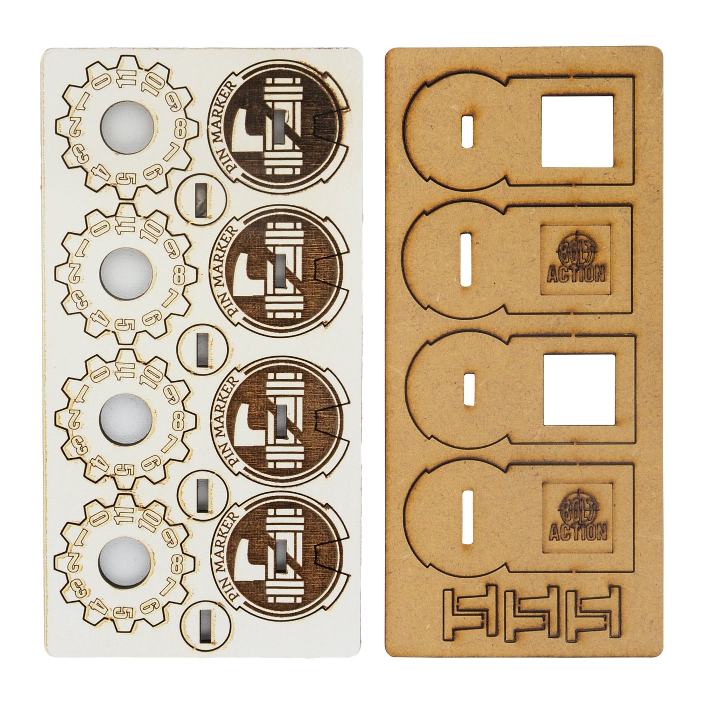 Bolt Action: MDF Unit Pin Markers - Italy