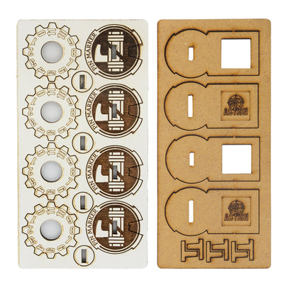 Bolt Action: MDF Unit Pin Markers - Italy