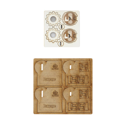 Bolt Action: MDF Vehicle Pin Markers - Italy