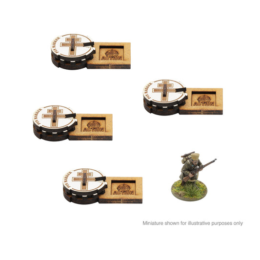 Bolt Action: MDF Unit Pin Markers - Free French