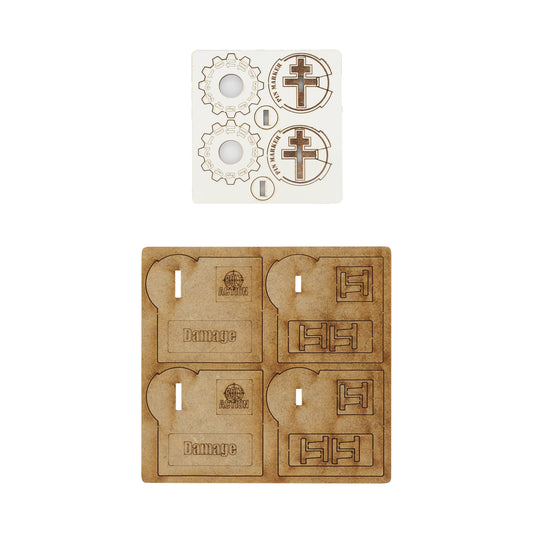 Bolt Action: MDF Vehicle Pin Markers - Free French