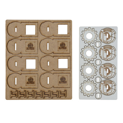 Bolt Action: USA - MDF Unit Pin Markers - 101st American Airborne 'Screaming Eagles'