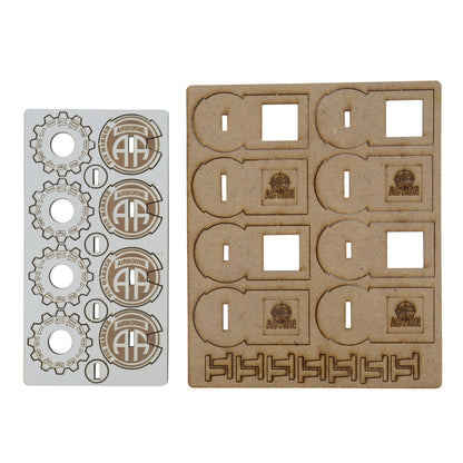 Bolt Action: USA - MDF Unit Pin Markers - 82nd American Airborne 'All American'